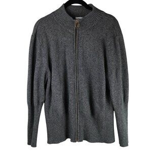 Calvin Klein Gray Zip-Up Sweatshirt
